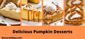 Delicious Pumpkin Desserts (1)